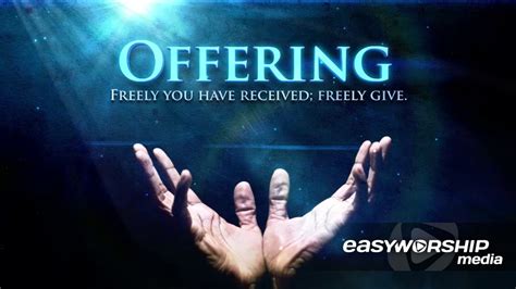 Offering Hands Giving Loop By Motion Worship Easyworship Media