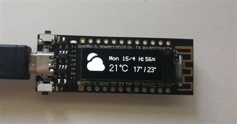 Instructables Wifi Weather Display With Esp8266 Kaserstart