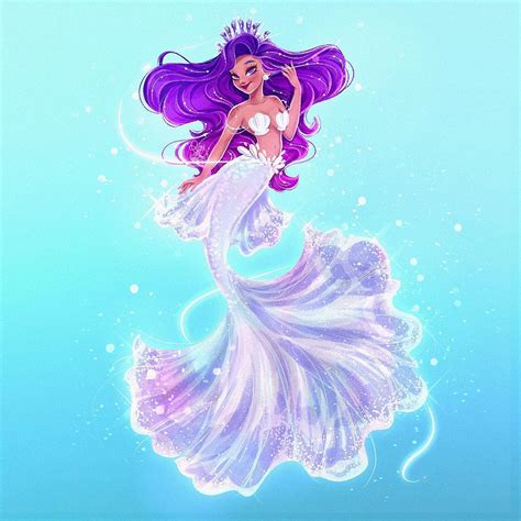 Artstation Mermaid Chungla Anime Mermaid Mermaid Draw