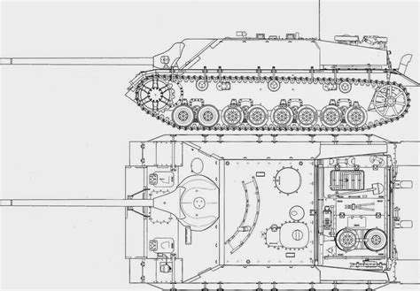 Panzer Iv The Workhorse Panzerjager Jagdpanzer Iv Compare Diagram