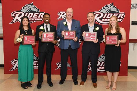 Rider Athletics Hall Of Fame Class Of 2022 Induction Ceremony Rider