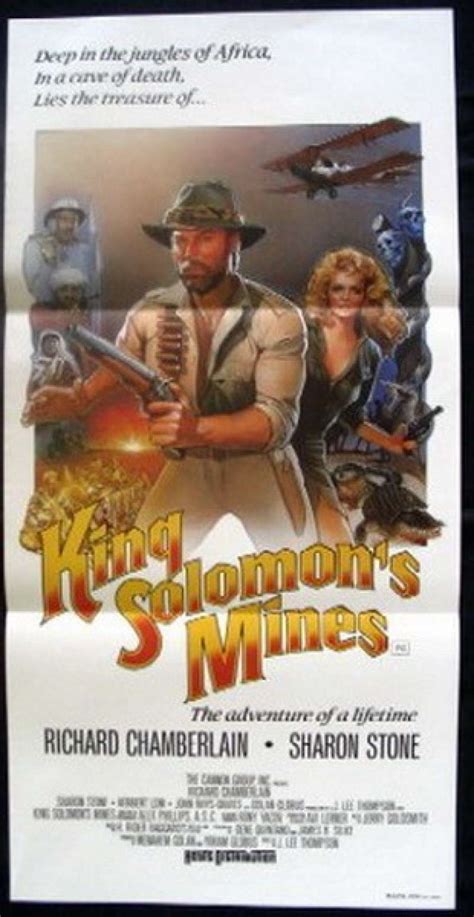 All About Movies King Solomon S Mines Richard Chamberlain Daybill Movie Poster