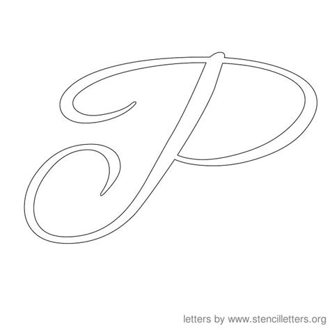 Cursive letters are a type of penmanship where each character is connected to one another through a looped or italicized writing style. Stencil Letters Cursive | Stencil Letters Org