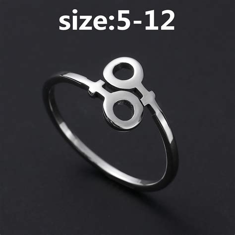 Silver Ring Lesbian Pride Wrap Female Gay Pride Jewelry Gay Pride Ring Gay T Jewelry Ylq0463