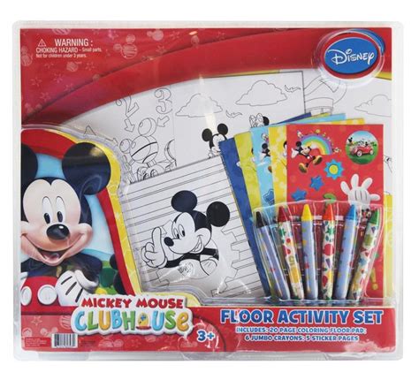 Mickey Mouse Clubhouse Floor Activity Set Includes20 Page Coloring