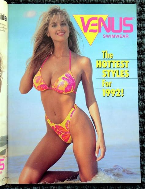 1992 Venus Swimwear Catalog April Storms Christina