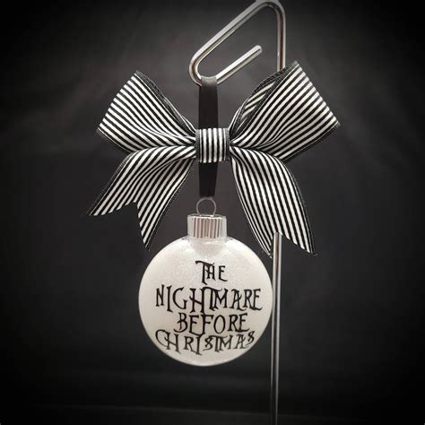 Nightmare Before Christmas Inspired Ornaments Etsy