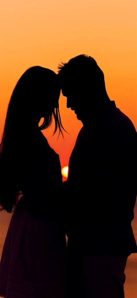 Couple Wallpaper 4k Sunset Silhouette Romantic Alone Love 5291