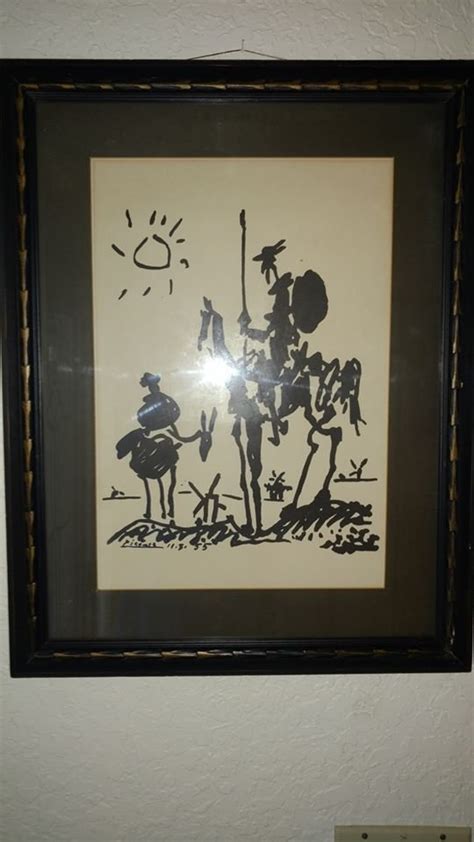 Don Quixote By Pablo Picasso Lithograph Artifact Collectors