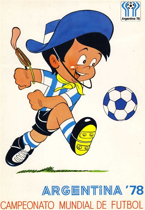 Lamina De La Mascota Del Campeonato Mundial De Fútbol Argentina 1978 El Gauchito Football