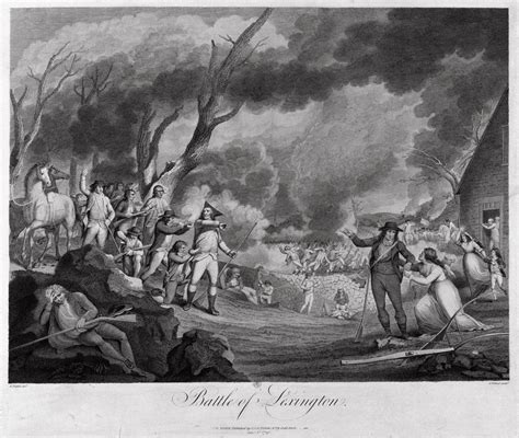 The Battle Of Lexington 19 April 1775 Online Collection National