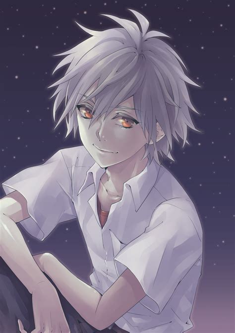 Nagisa Kaworu Kaworu Nagisa Neon Genesis Evangelion Image By