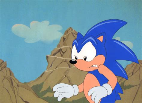 Original Sonic The Hedgehog Production Cel Sonic The Hedgehog Photo
