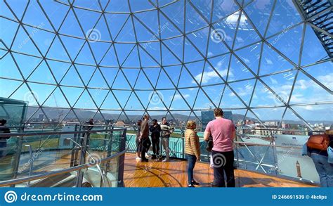 Observation Dome At Victoria Square Shopping Center Belfast Uk