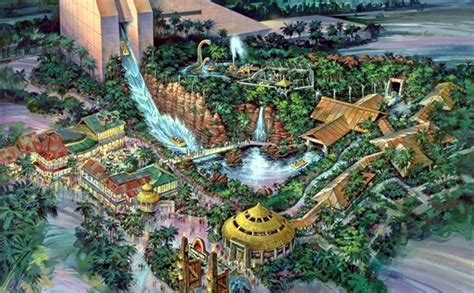 Jurassic Park The Ride Inside Universal Studios Extinct River Ride