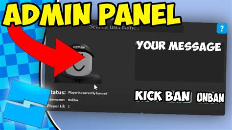 How To Make An Admin Panel In Roblox Studio Free Model Youtube