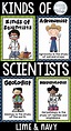 Different Kinds Of Scientists And What They Study - Study Poster