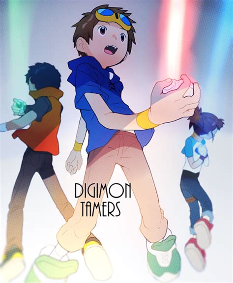 Makino Ruki Matsuda Takato And Li Jianliang Digimon And More Drawn By T K G Danbooru