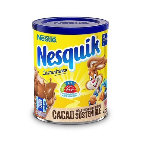 Pack 12 Uds Nesquik Cacao Soluble Instantáneo Sin Gluten 390 Gr