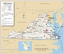 Printable Virginia State Map – Printable Map of The United States
