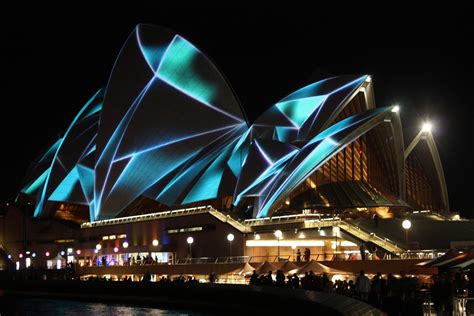 Sydney City And Suburbs Sydney Opera House Vivid Sydney Lighting