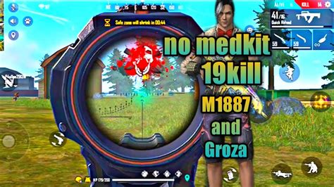 Well, what if we tell you that you don't need money to get unique exclusive so, turn on notification from shadow knight gaming so you will get notified automatically every time a new free fire redeem code is available. 19kill Groza and M1887 best gun in free fire - YouTube