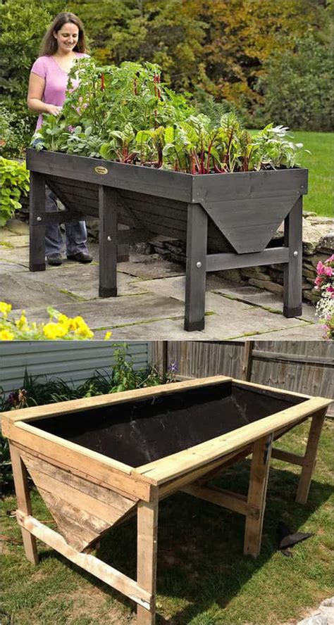 While the title of this diy suggests that i made a raised bed planter, what it doesn't tell you is how raised it actually is. 28 Amazing DIY Raised Bed Gardens - A Piece Of Rainbow