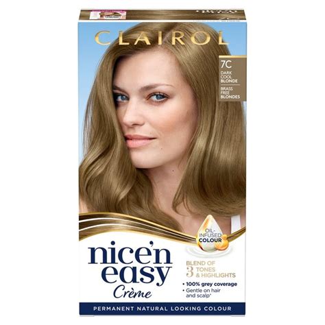 Morrisons Nice N Easy 7c Natural Dark Cool Blonde Product Information