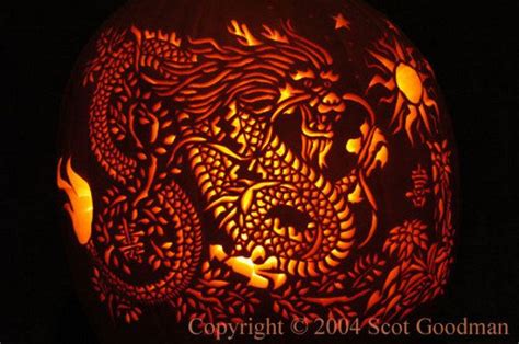 Chinese Dragon Pumpkin Carving Pumpkin Carving Pictures Halloween
