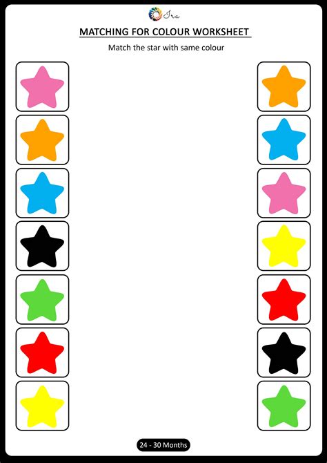 Matching Colors Worksheets