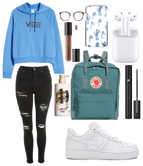 casual outfit shoplook first day of school outfit winter outfits for school casual summer