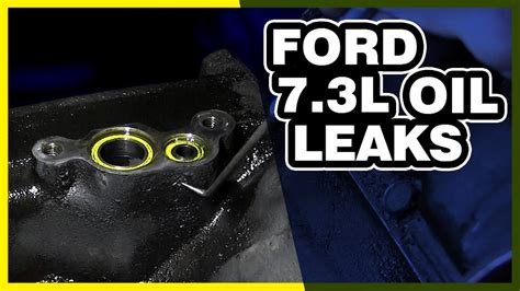 7 3 Powerstroke Common Engine Oil Leak Areas Different Types Of Oil