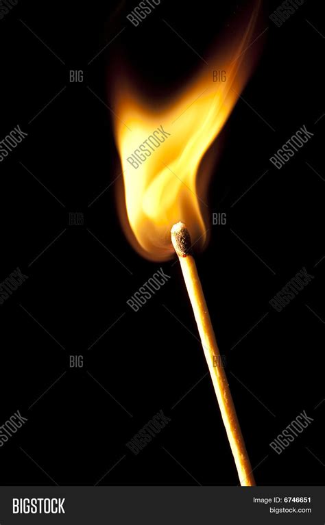 Match Stick On Fire Image And Photo Free Trial Bigstock