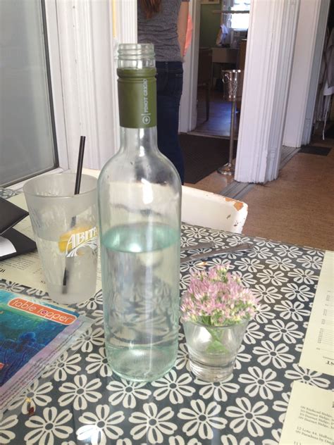 Recycle Wine Bottles And Use Them As Water Pitchers Chill Them In