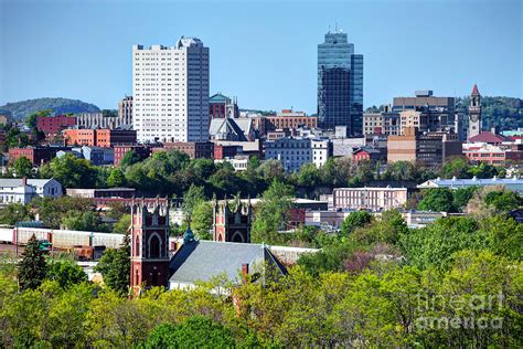 Worcester Massachusetts Skyline Photograph By Denis Tangney Jr Pixels