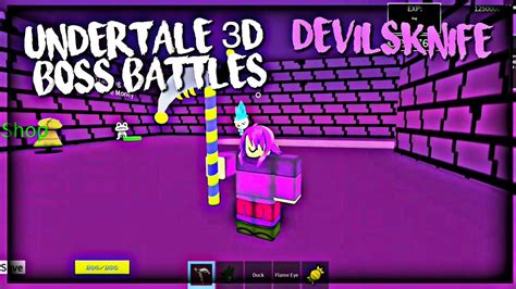 Shut down bug fix or update rejoin for more fun walk around the different map areas and kill undertale 3d boss battles script. Roblox Undertale 3D Boss Battles: Devilsknife - YouTube