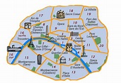 Distritos de París - Arrondissements, zonas y barrios de París