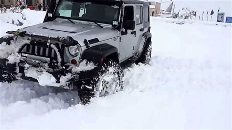 4x4 Jeep Wrangler Jk 2010 Deep Snow Fun Part 5 Hd Youtube