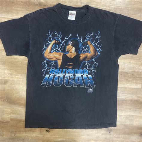 Hulk Hollywood Hogan Vintage 90s Wcw Wrestling Wrestler Tshirt Large