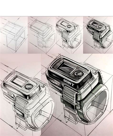 Product Design Sketch Industrial Design Sketch Object Sony Head