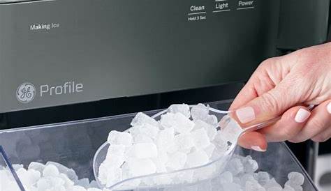 GE Profile Opal 2.0 nugget ice maker produces delicious, chewable ice