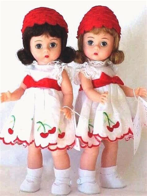 Madame Alexander Cherry Twins Bent Knee Classic Collection Dolls 1999