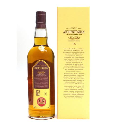 auchentoshan 18 years old oloroso sherry limited edition just whisky auctions