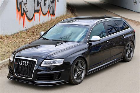 Side Skirts Diffusers Audi Rs6 C6 Gloss Black Our Offer Audi A6