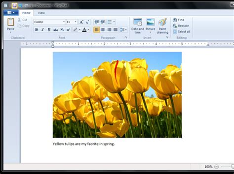How To Use The New Wordpad In Windows 7 Dummies