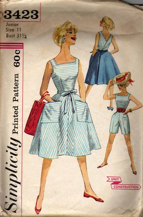 Simplicity 3423 Vintage Sewing Patterns Fandom Powered By Wikia