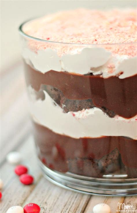 Chocolate Peppermint Brownie Dessert Trifle Mom Endeavors