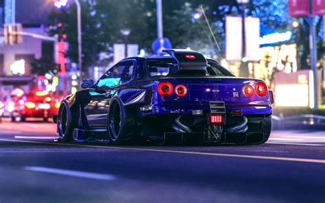 The obvious conclusion is that the newer nissan gt r is going to absolutely murder the r32. 壮大 Nissan Skyline Gtr R34 Desktop Wallpaper Hd - 壁紙 エコカラット