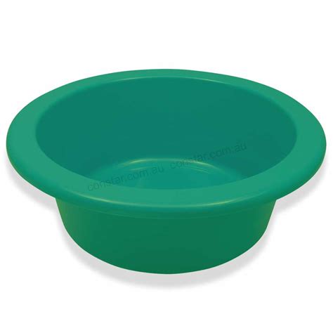 Bowl Disposable 260mm Diameter X 110mm 5000ml Green Plastic X 10