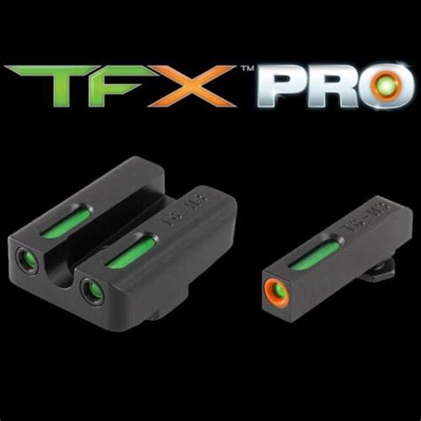 Truglo Fiber Optic Sights For Glock And Taurus Tx22 Compact G3x G3xl